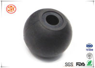 Schwarzes kundengebundener NBR-Vollgummi-Ball 5mm mit Loch für Maschine