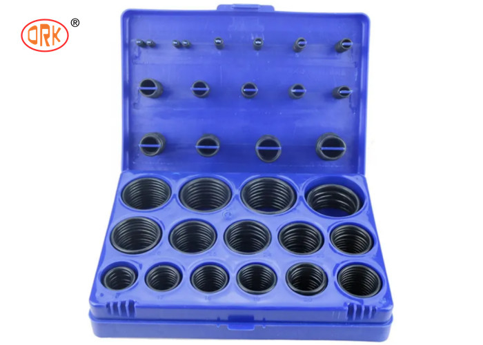 Schwarze wasserundurchlässige NBR O-Ringe 382pcs in rotem blauem gelbem O Ring Kits für LKW