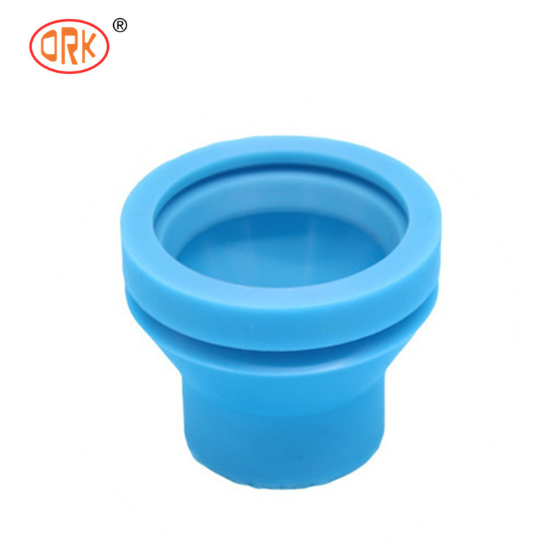 Ausgezeichnete Rebound-Widerstandsfähigkeit Blaue Farbe Custom Mold Silicone Gummi Busch
