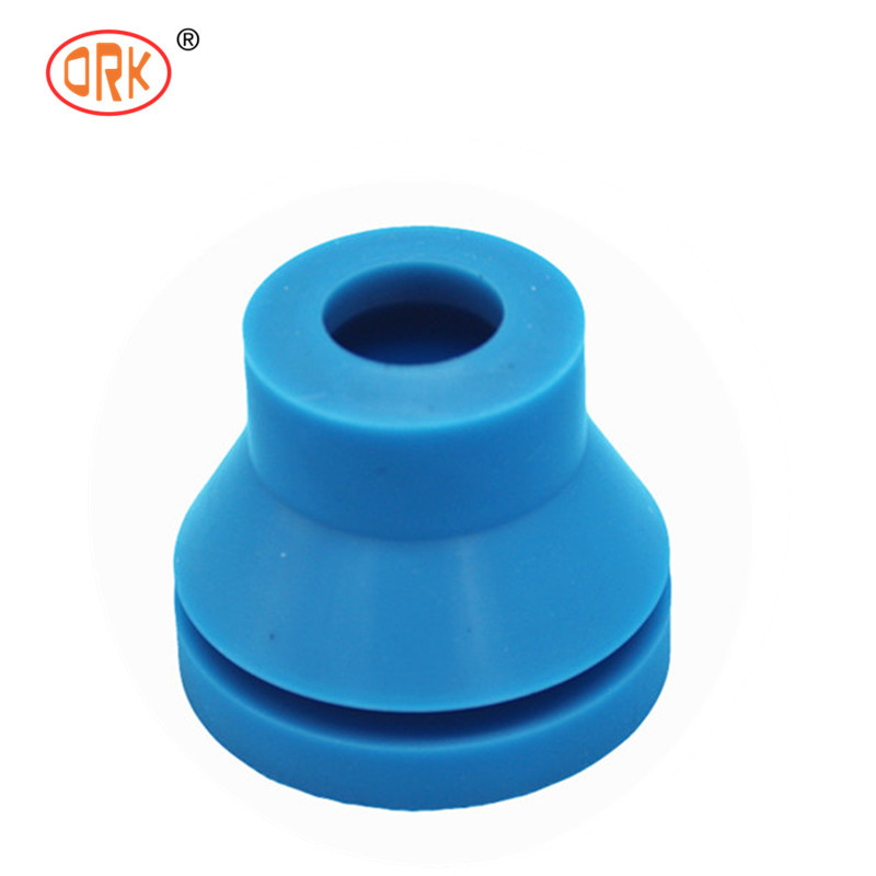 Ausgezeichnete Rebound-Widerstandsfähigkeit Blaue Farbe Custom Mold Silicone Gummi Busch