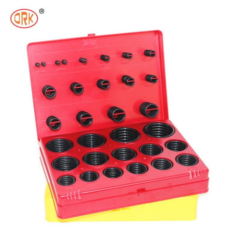 ORK Universal Standard SAE Standard 407PC Hochleistungs-Rohrleitungs Gummi O Ring Kit