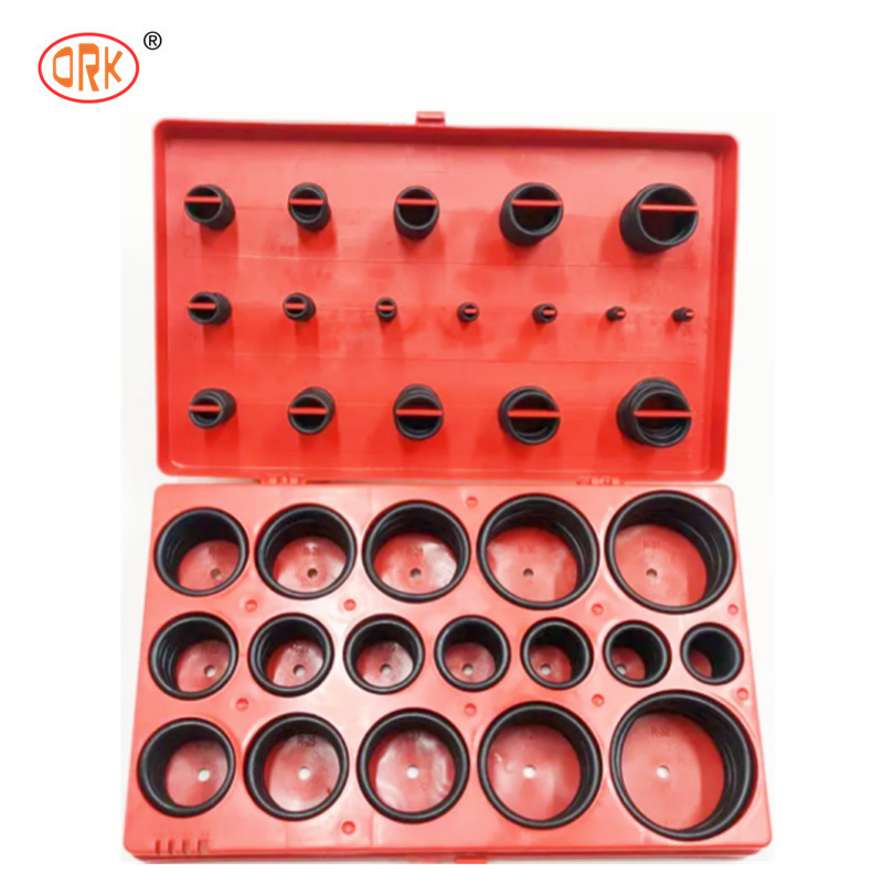 ORK Universal Standard SAE Standard 407PC Hochleistungs-Rohrleitungs Gummi O Ring Kit