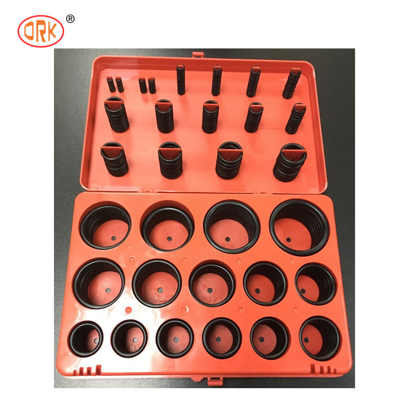 ORK Universal Standard SAE Standard 407PC Hochleistungs-Rohrleitungs Gummi O Ring Kit