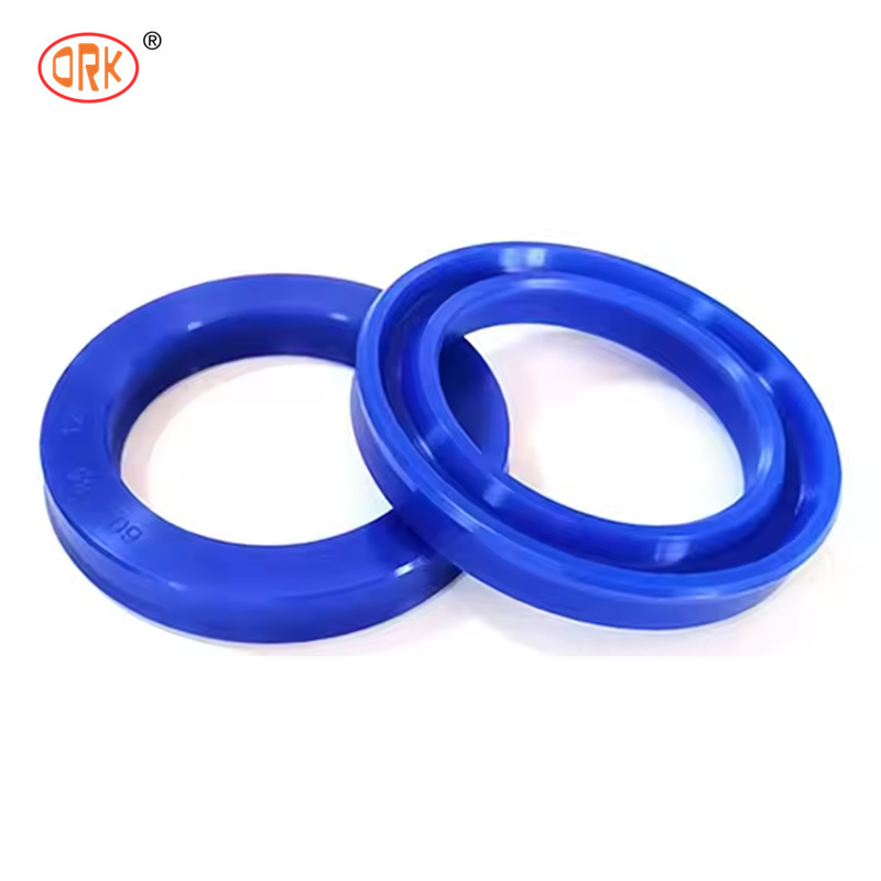 Blaue NBR-U-Cup-Ringdichtung für Hydraulikzylinder mit ausgezeichneter Abriebsbeständigkeit und guter Rebound-Widerstandsfähigkeit