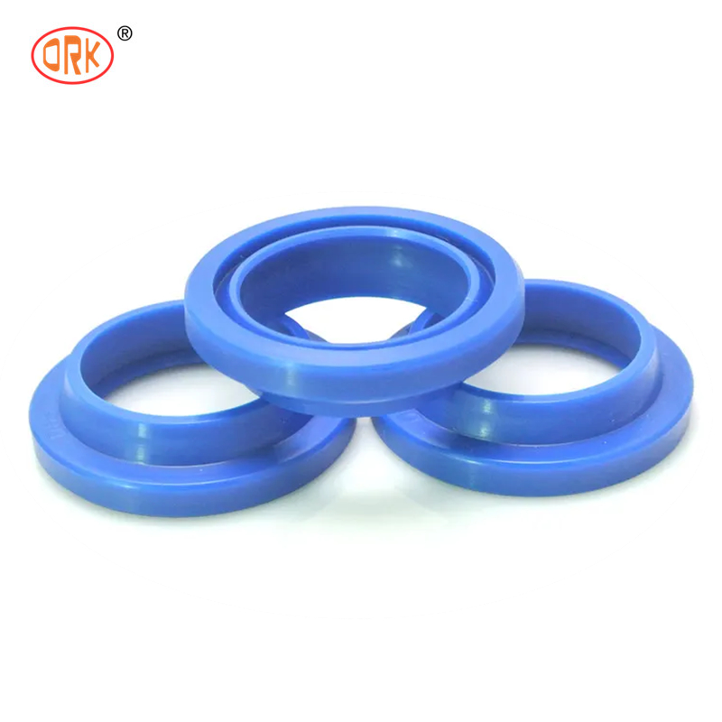 Blaue NBR-U-Cup-Ringdichtung für Hydraulikzylinder mit ausgezeichneter Abriebsbeständigkeit und guter Rebound-Widerstandsfähigkeit